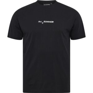 North latitude t-shirt med print off sort TALL