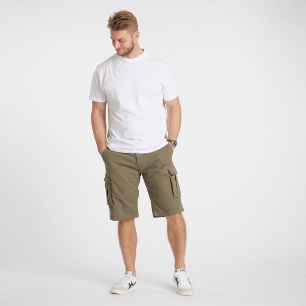 North 56°4 Demin cargo shorts oliven grøn – Bild 4