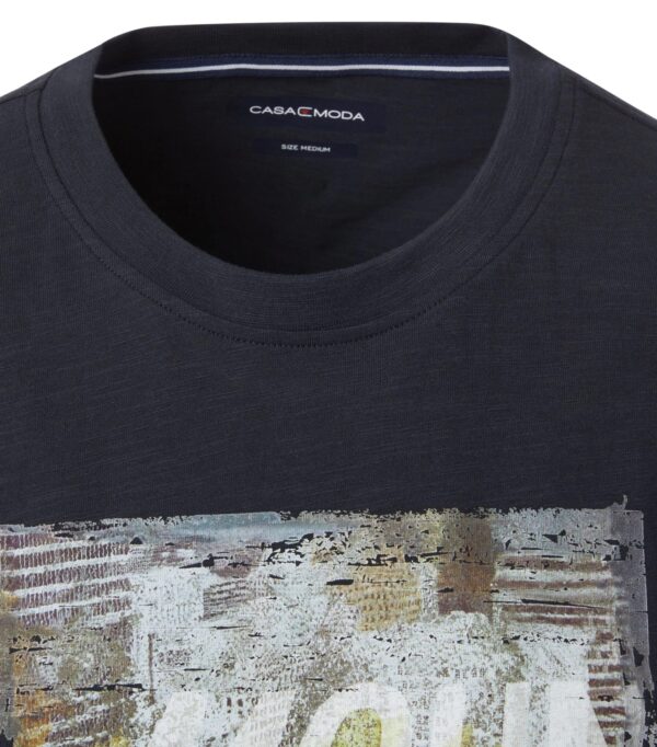 Casa Moda ens farvet t-shirt med tryk på brystet af VW bussen – Bild 2