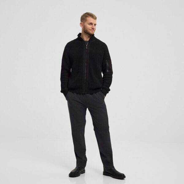 North 56°4 strikket cardigan sort TALL – Bild 4