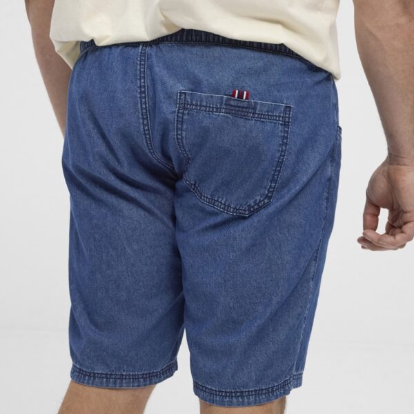 North latitude elastik talje cowboy shorts denim blå – Bild 6