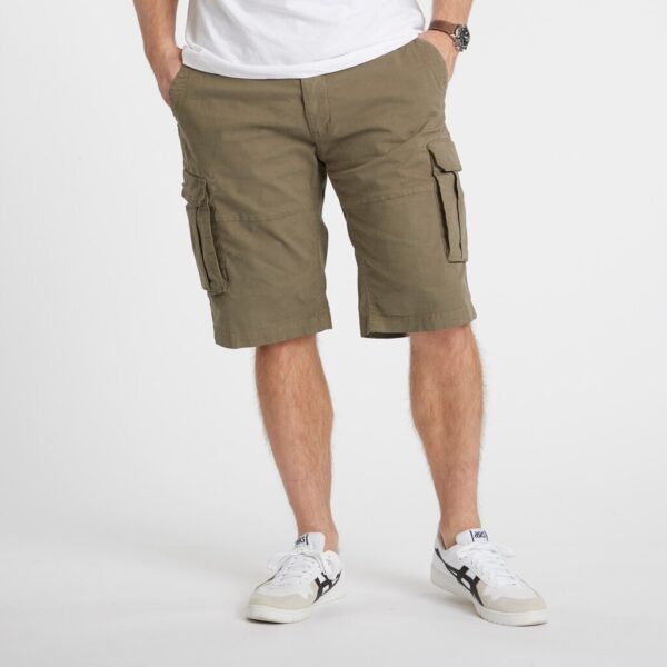 North 56°4 Demin cargo shorts oliven grøn – Bild 5