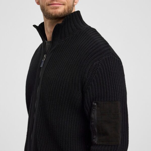 North 56°4 strikket cardigan sort TALL – Bild 5