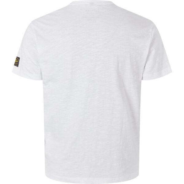 North 56°4 denim t-shirt med print på brystet hvid - Billede 2