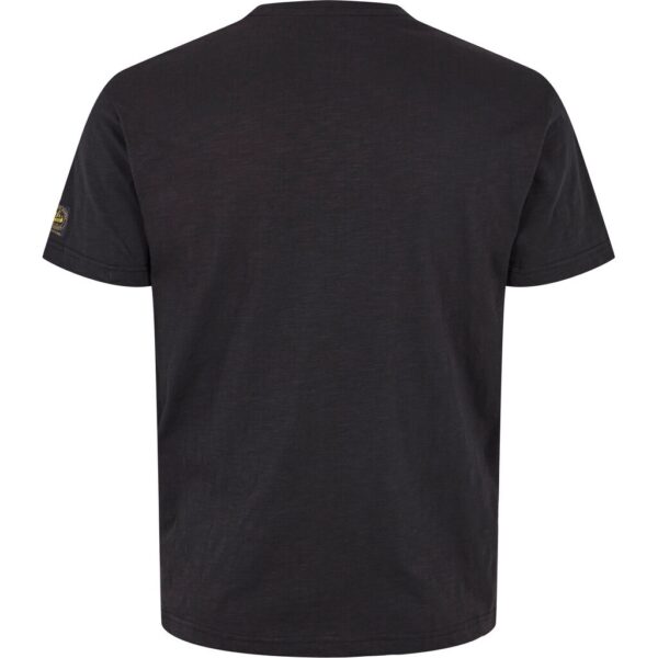 North 56°4 denim t-shirt med print på brystet sort – Bild 2
