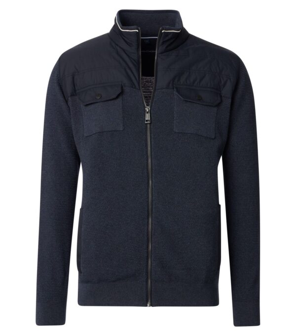 Casa Moda strik cardigan aqua blå