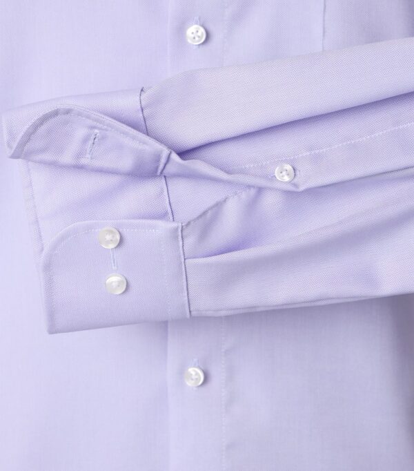 Casa Moda comfort fit skjorte lange ærmer lys lilla og button down og i Oxford - Billede 5