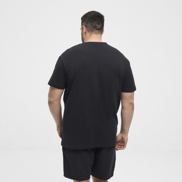 North latitude t-shirt med print off sort TALL - Billede 3
