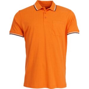 Roberto Jeans polo med lomme orange