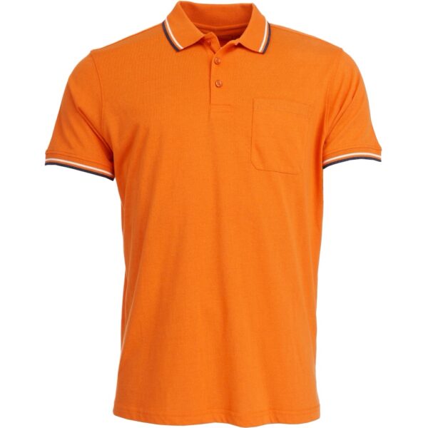 Roberto Jeans polo med lomme orange
