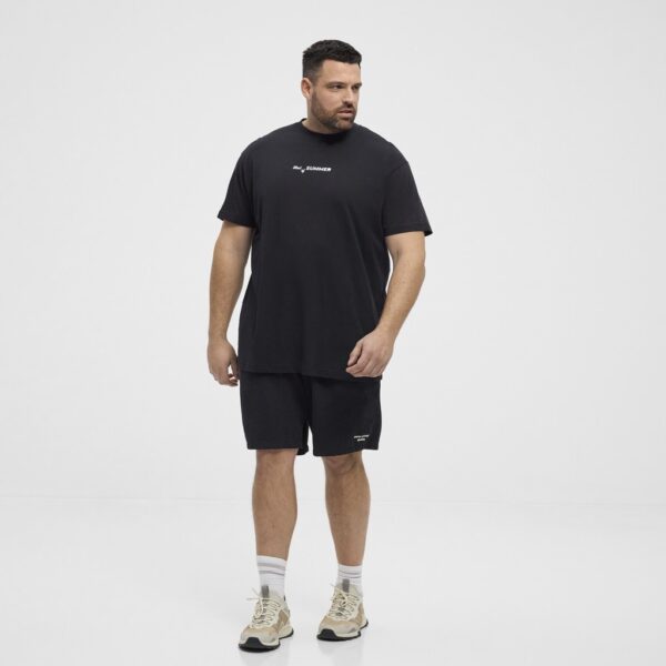 North latitude t-shirt med print off sort TALL - Billede 4