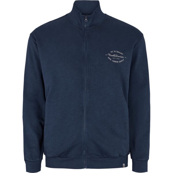 North 56°4 sweat cardigan Marine blå