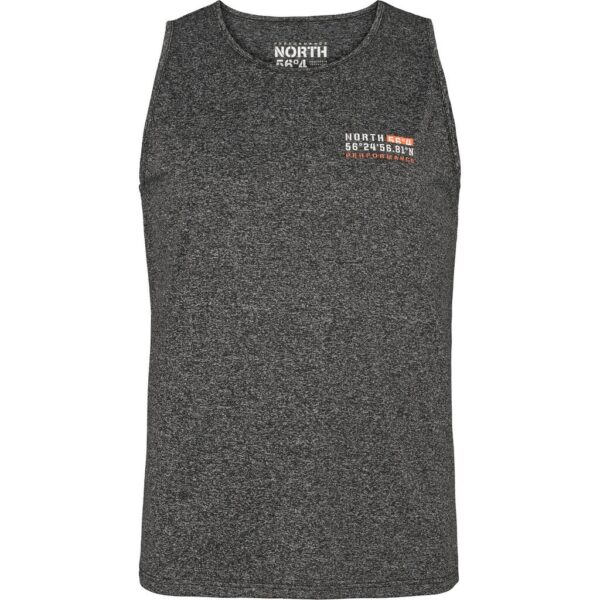 North 56°4 cool effect tanktop med print lys koks