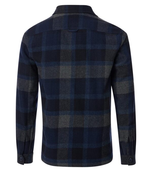 Casa Moda over shirt, classic stor terne blå uld – Bild 3