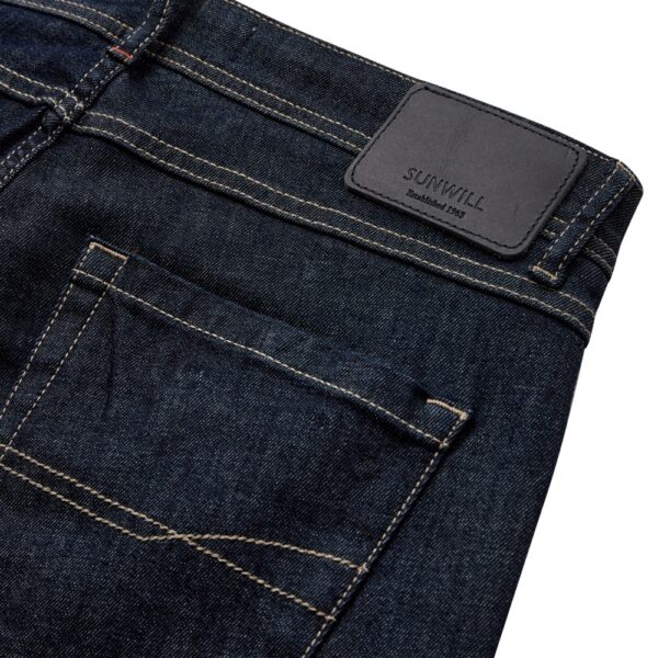 Sunwill fitted stretch jeans marine Blå – Bild 3
