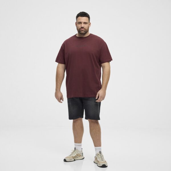 North latitude t-shirt printed Bordeaux - Billede 3