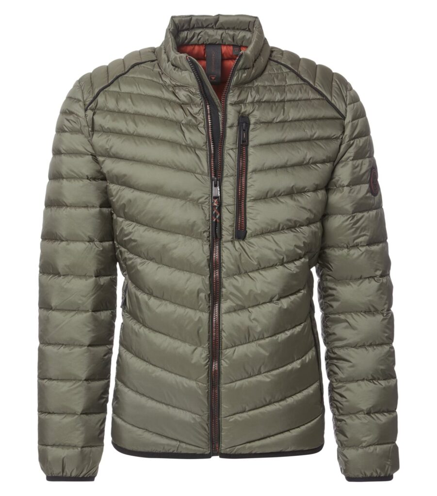 Casa Moda Windbreaker Kanal zwischen grün genäht