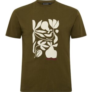 North latitude t-shirt lazy days army grøn TALL