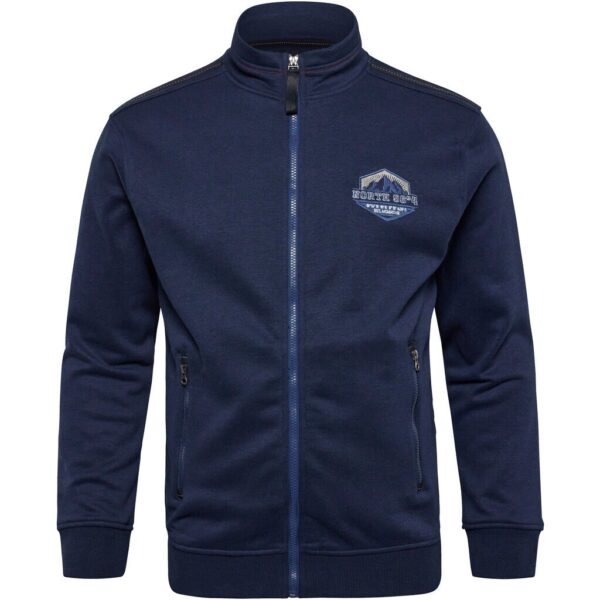 North 56°4 sweat cardigan Marine blå