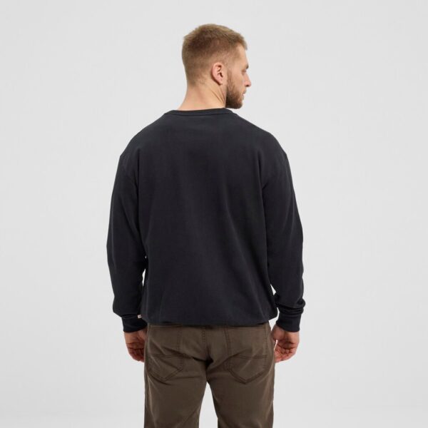 North 56denim / north 56°4 sweatshirt med print på brystet sort – Bild 3