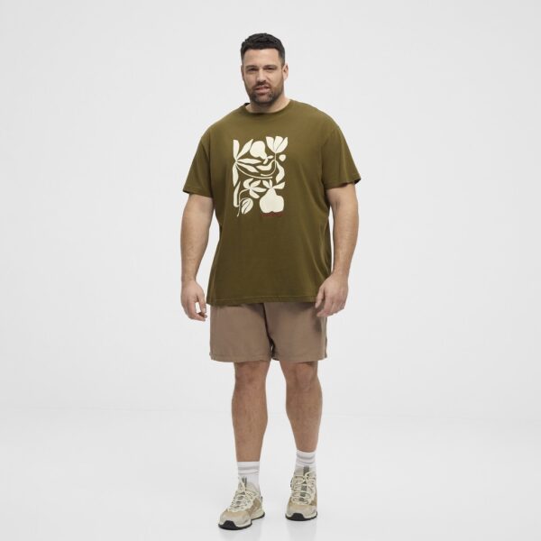 North latitude t-shirt lazy days army grøn TALL - Billede 4