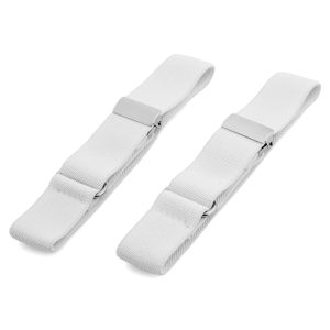 Hos Birger Ärmelhalter in weiß elastisch einfach anpassen