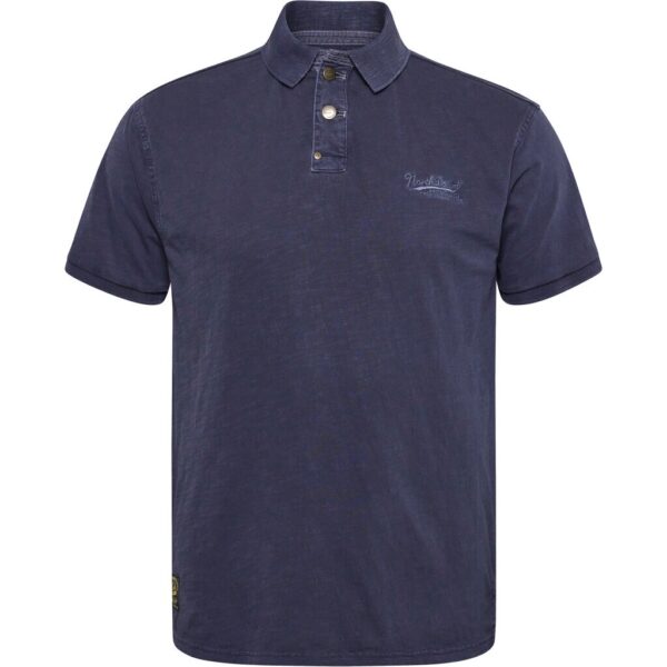 North 56°4 Poloshirt mit Stickerei ohne Tasche indigoblau