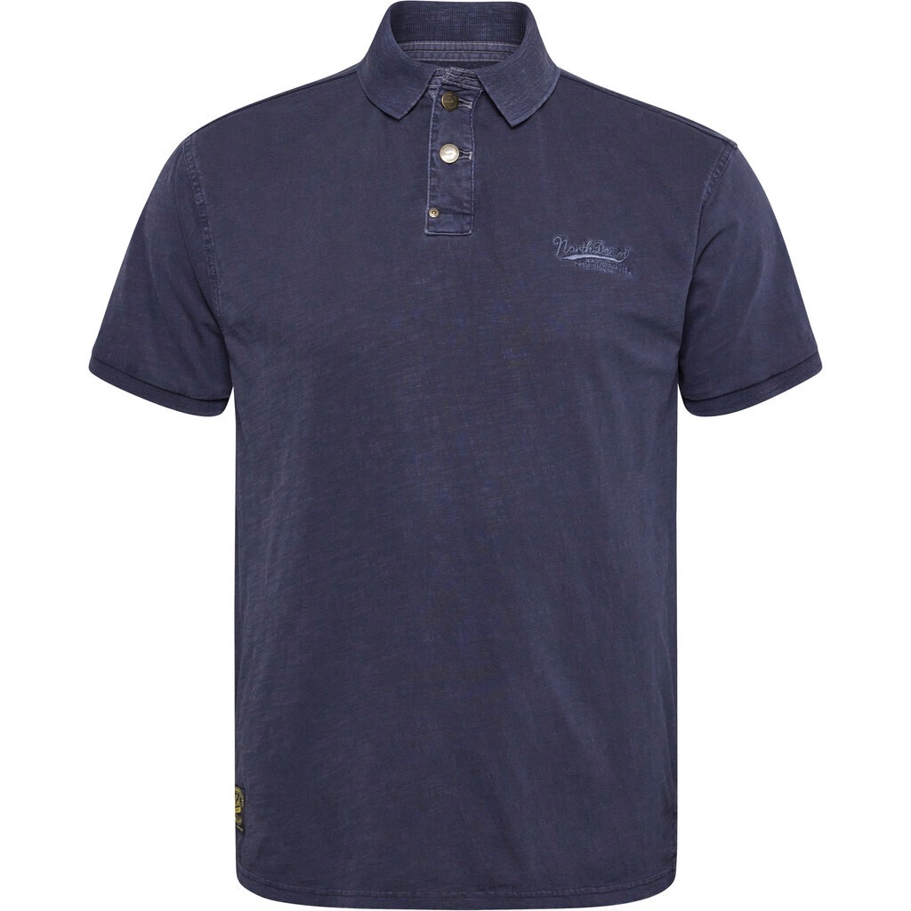 North 56°4 Poloshirt mit Stickerei ohne Tasche indigoblau