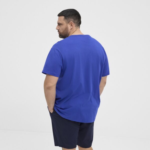 North latitude t-shirt med print cobolt blå – Bild 3