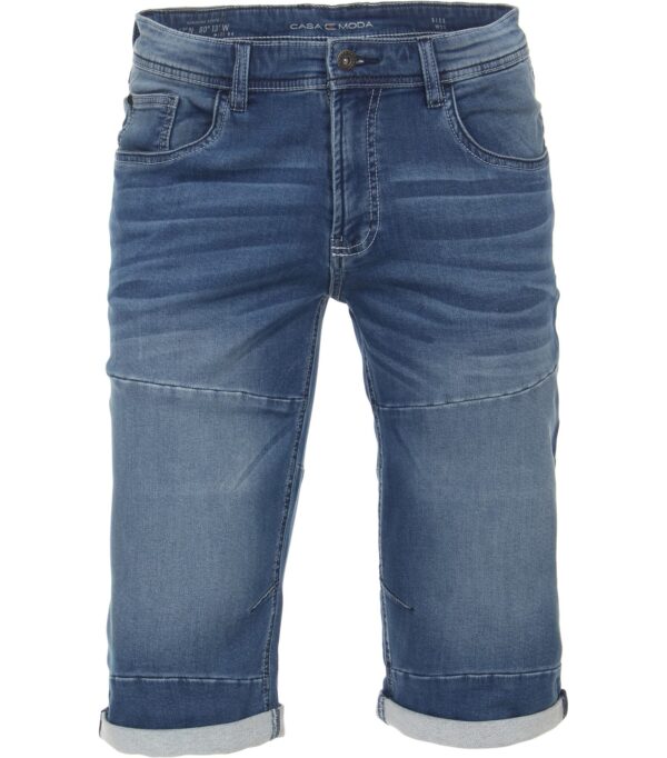 Casa Moda cowboy bermuda med stretch denim blå