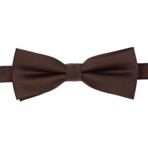 Casa moda butterfly med clips lukning chokolade brun