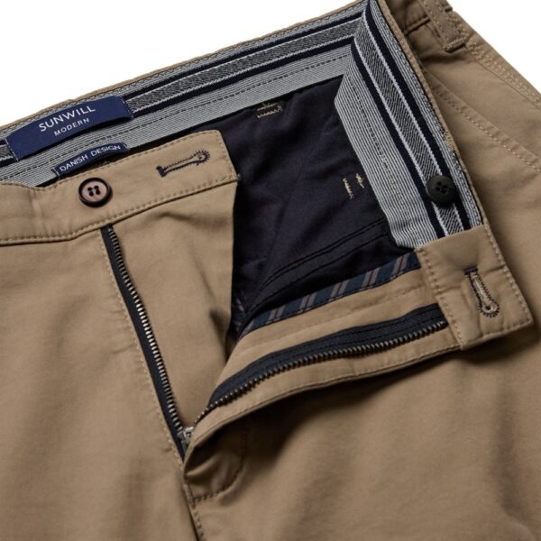 Sunwill chinos extreme flexibility modern fit mørk sand – Bild 4