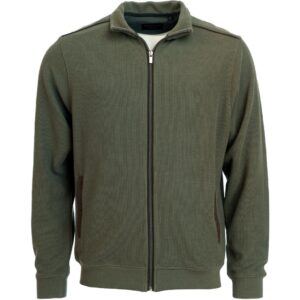 Roberto Jeans cardigan fuld lyn oliven