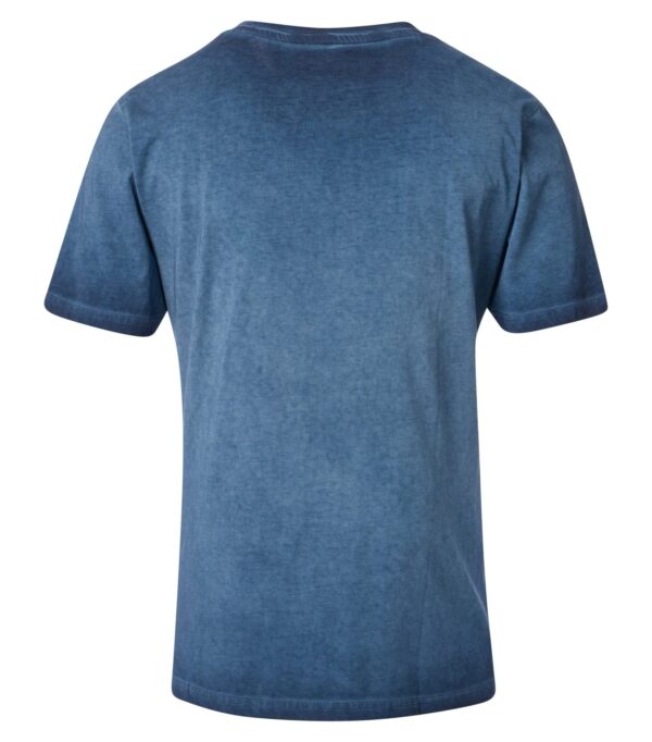 Casa Moda t-shirt med tryk long beach med volkevogn bobbel blå - Billede 3