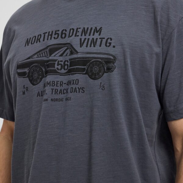 North 56°4 t-shirt med print stone TALL – Bild 5