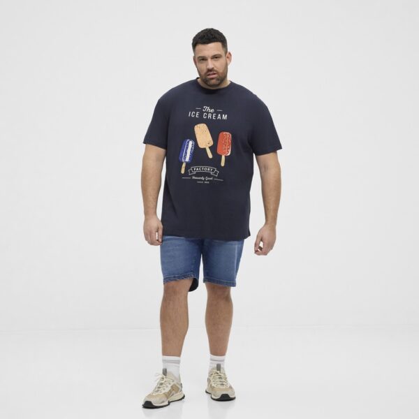North latitude t-shirt printed ispind nat blå - Billede 4