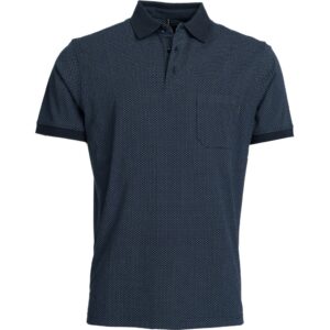 Roberto Jeans polo med lomme marine blå