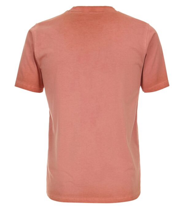 Casa Moda ensfarvet t-shirt med vw boble på brystet bagt ler - Billede 4