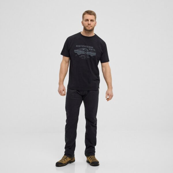 North 56°4 t-shirt med print sort TALL – Bild 4