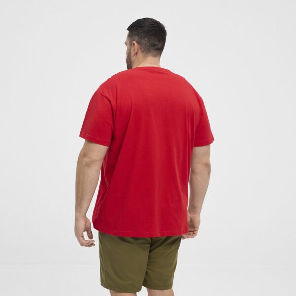 North latitude t-shirt med print rød - Billede 4