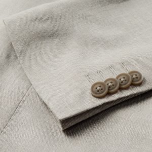 Sunwill stretch linen/wool blazer in light grey