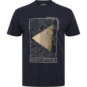 North latitude t-shirt med print nat sky