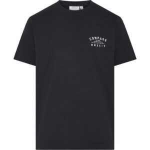 Compass Classic t-shirt med print sort