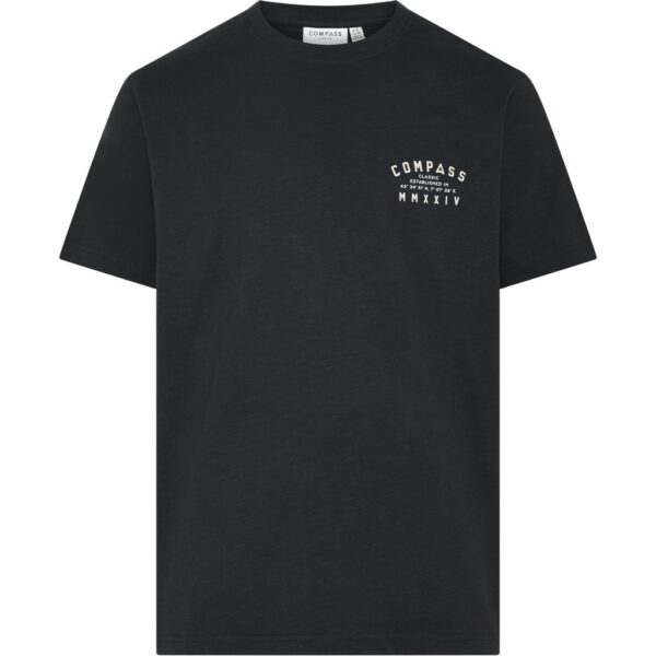 Compass Classic t-shirt med print sort