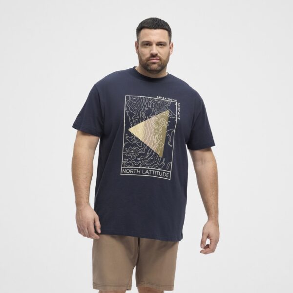 North latitude t-shirt med print nat sky – Bild 3