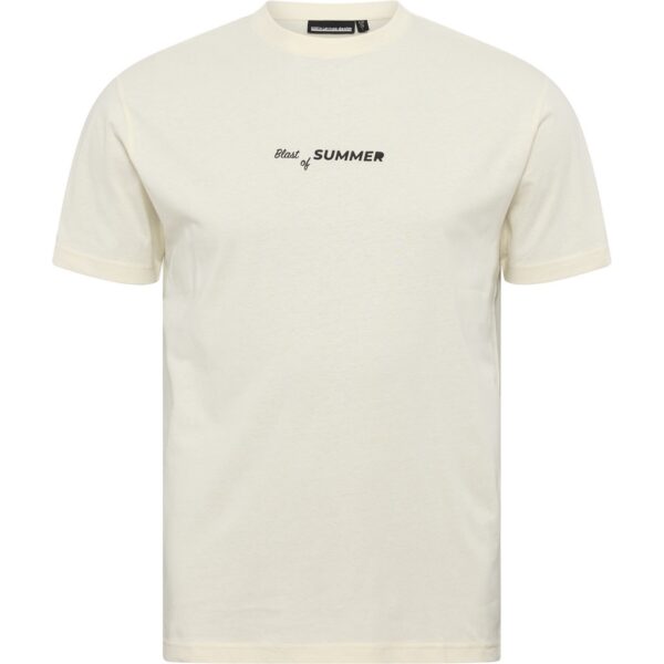 North latitude t-shirt med print off off hvid TALL