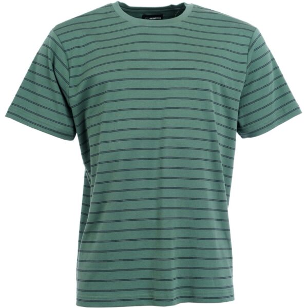 Roberto Jeans t-shirt med striber skov grøn