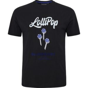 North latitude t-shirt printed sort