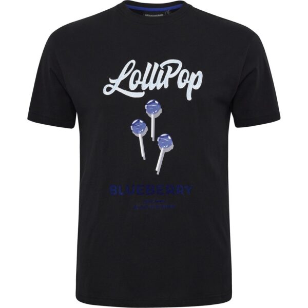 North latitude t-shirt printed sort