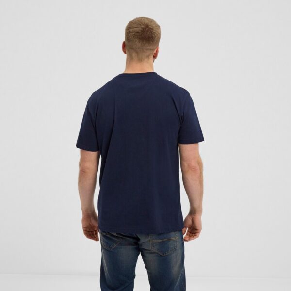 North 56°4 t-shirt med print marine blå – Bild 5